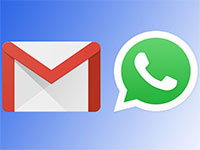 Gmail и WhatsApp